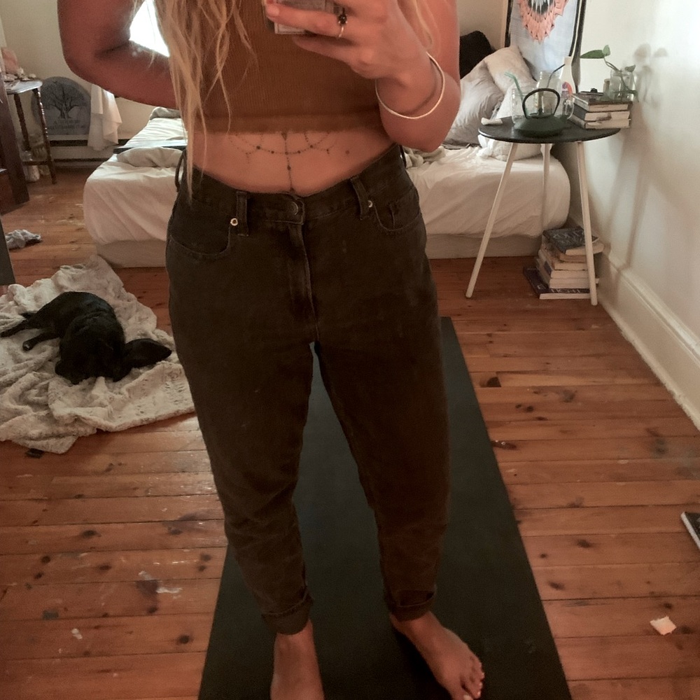 american eagle mom jeans